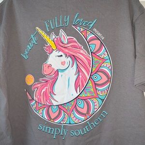 Simply Southern “Beautifully Loved” Unicorn Shirt
